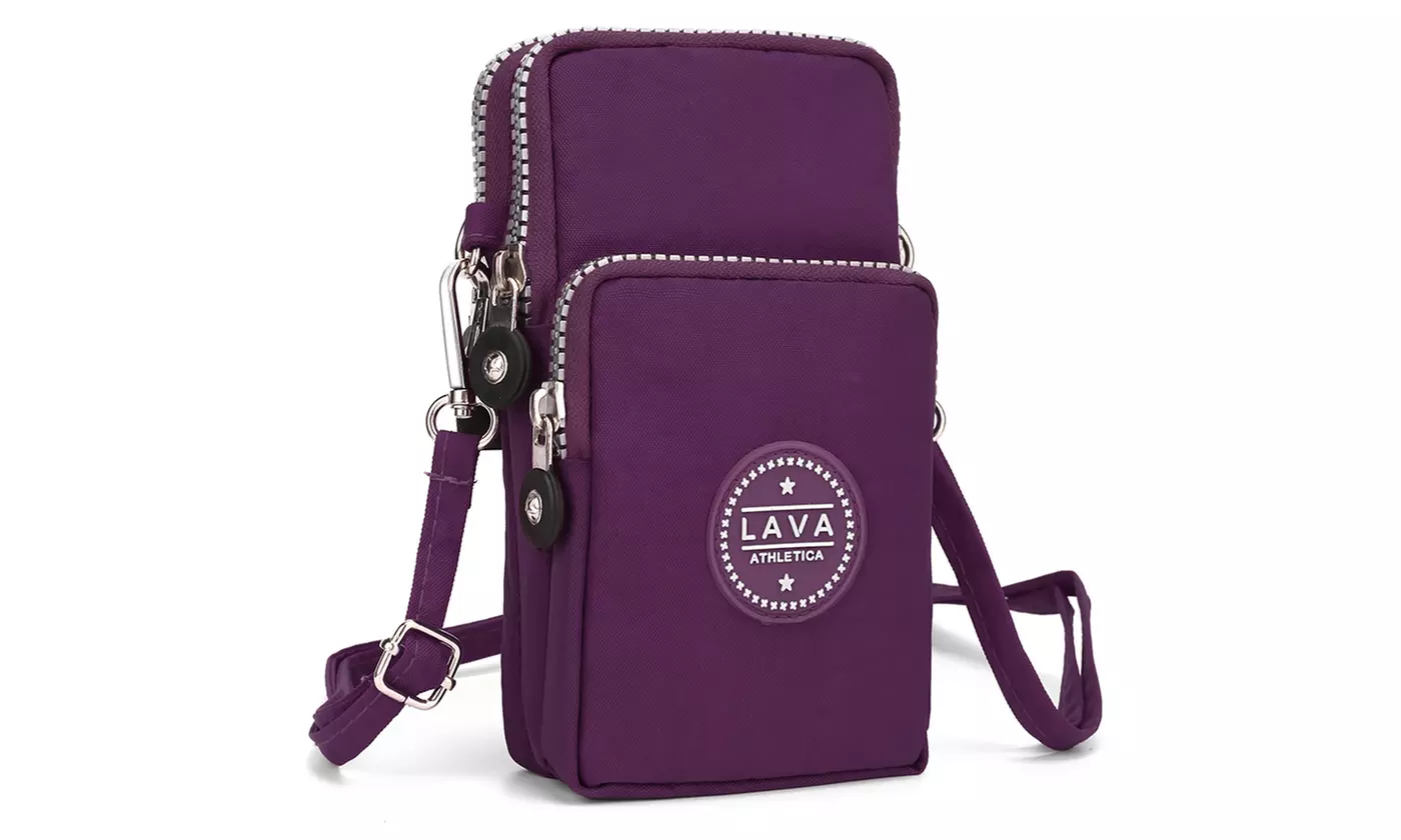 Crossbody Cell Phone Purse Wallet Sling Bag Shoulder Strap Sports Armband Bag