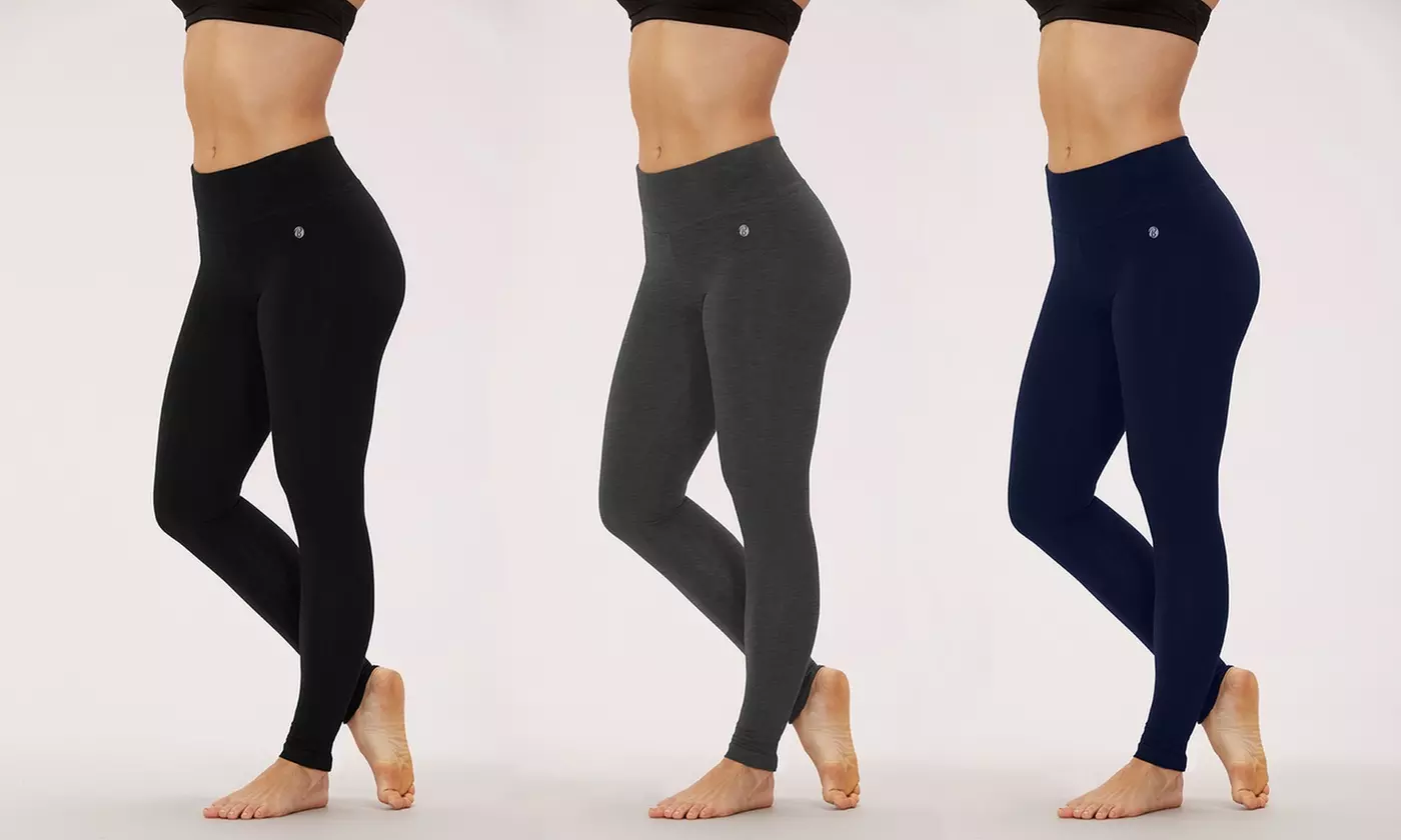 Bally Fitness Women's Tummy-Control Soft Cotton Leggings - Primary Image