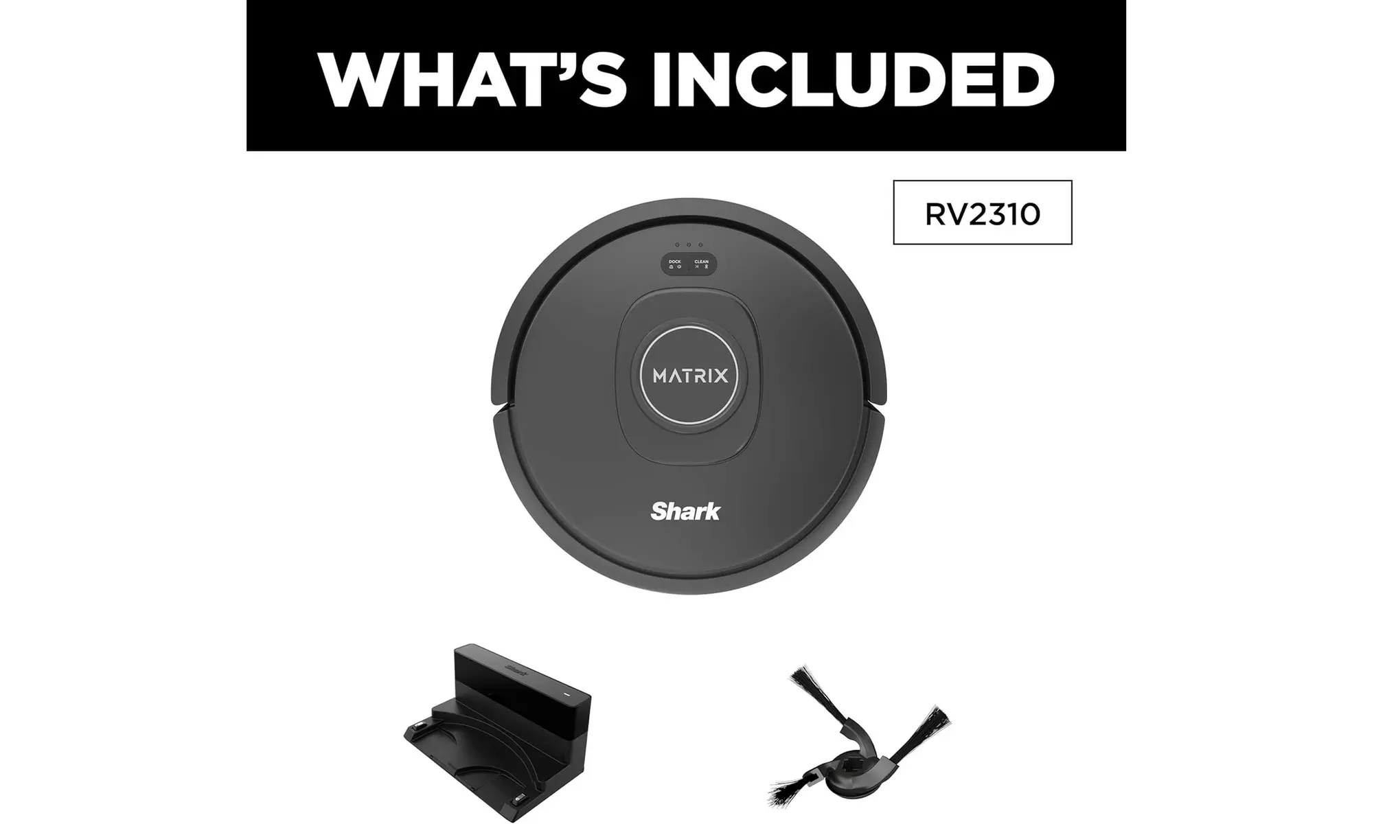 Shark RV2310 Matrix Robot Vacuum with Self-Cleaning Brushroll for Pet Hair