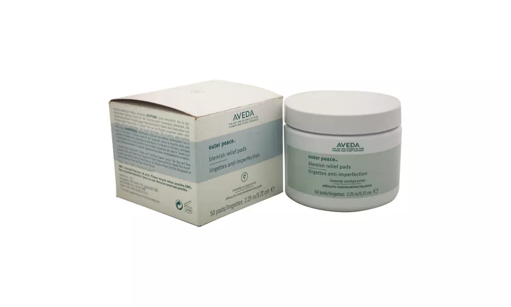 Aveda Outer Peace Blemish Relief Pads Unisex 50 Pc Pads - Primary Image