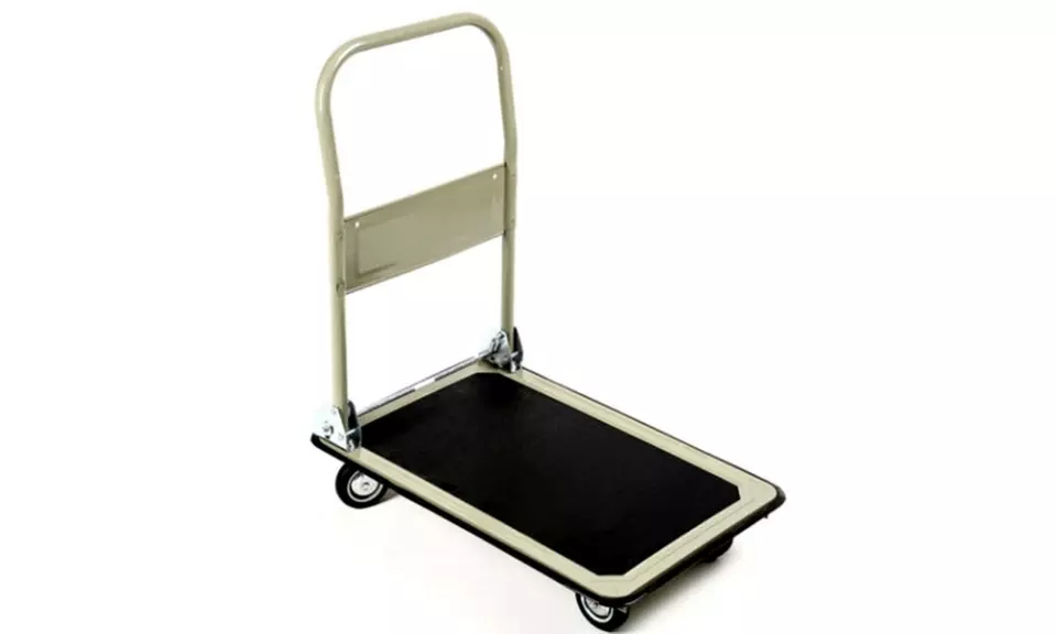 330lbs Platform Cart Folding Foldable Dolly Push Hand Truck Moving Warehouse - Second Medium