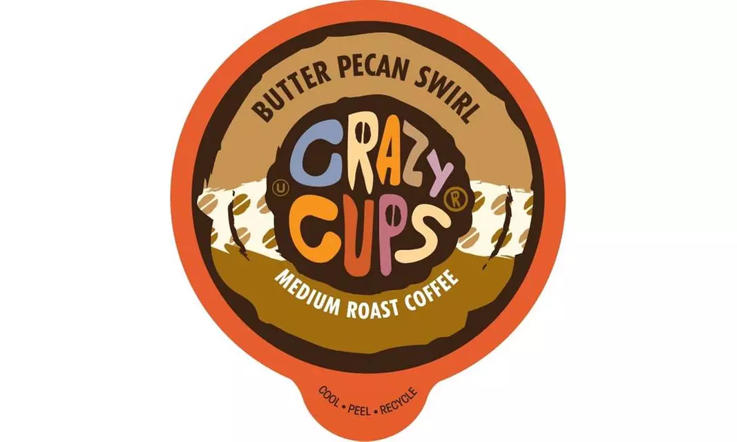 Crazy Cups Butter Pecan Swirl Hot or Iced Coffee K Cups 22 or 80 Count - Primary Image
