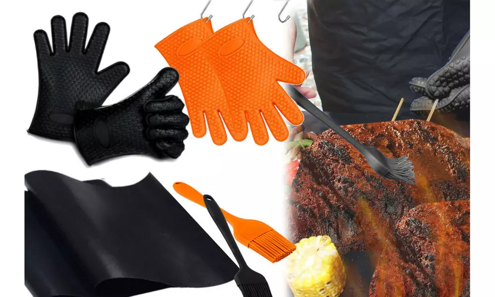 Summer Cooking BBQ and Grill Tools Set (2- or 5-Piece) - Primary Image