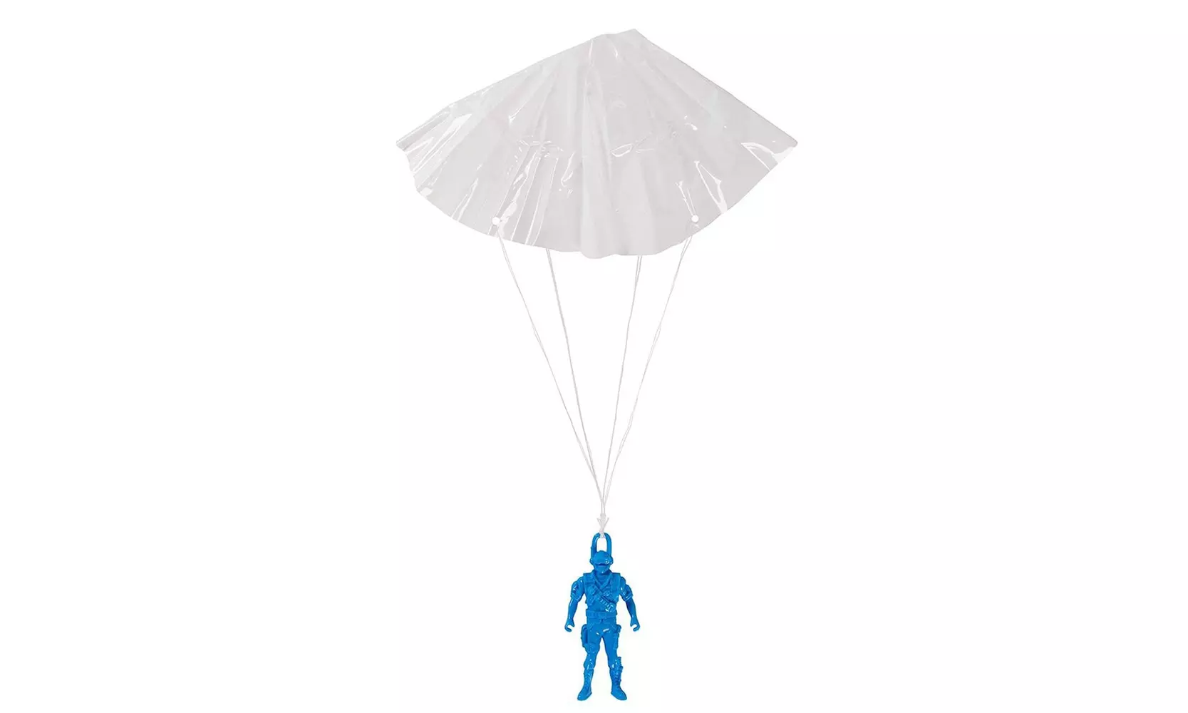 12-Pack Mini Parachute Army Men Toy Set, Miniature Paratrooper Figure, 3 Colors - Second Medium