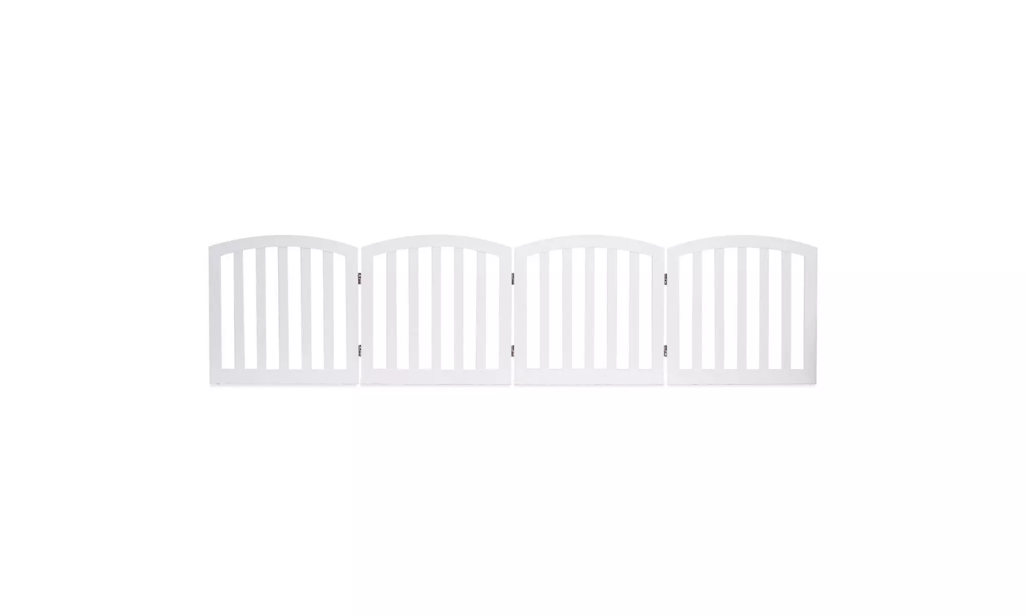 24'' Configurable Folding Free Standing 6 Panel Wood Pet Dog Safety Fence - Primary Image