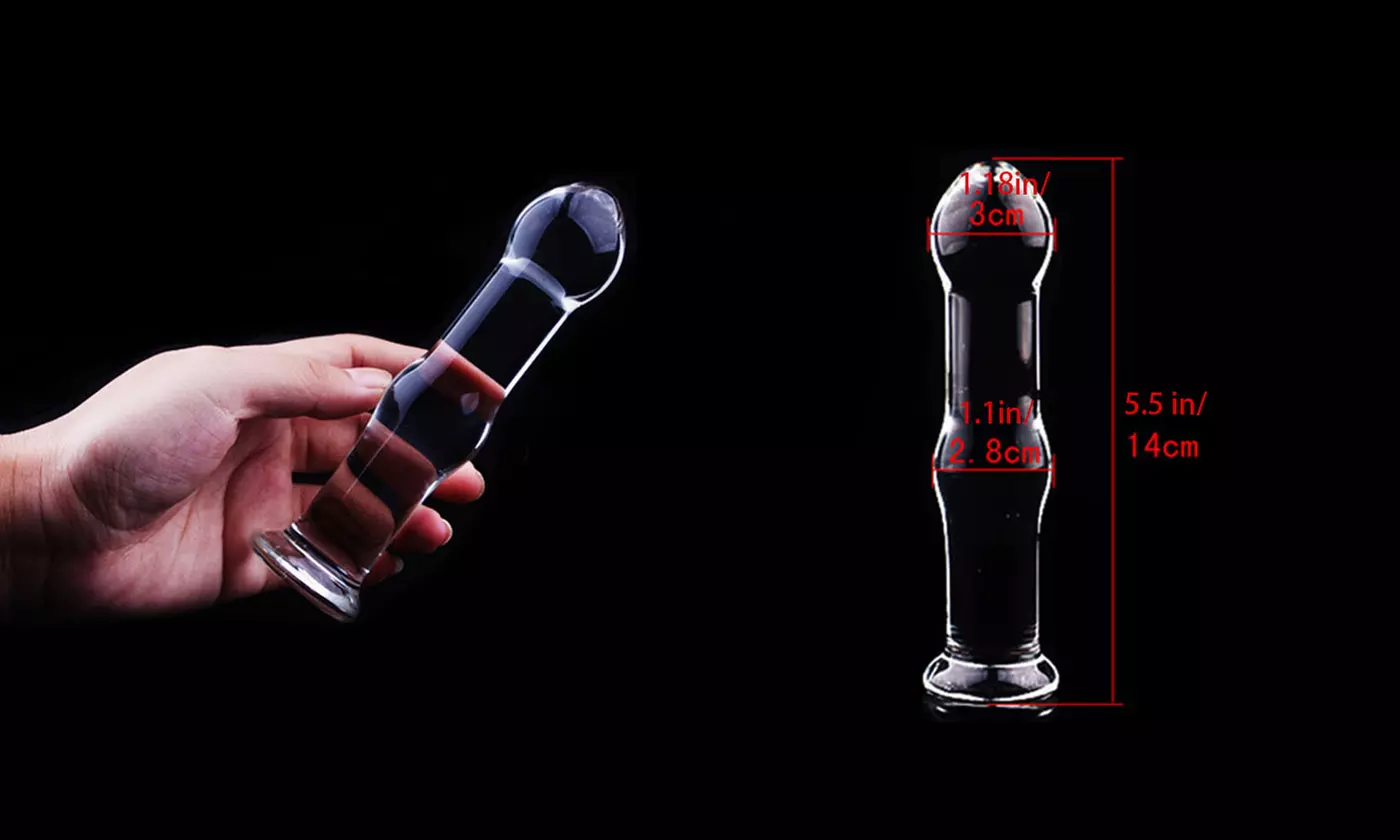 7 Types Crystal Glass Anal Plug G-spot Pleasure Stimulator