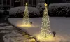 Solar 200 LED Metal Christmas Tree Decoration