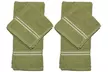 Set of 4, 100 Ring Spun Cotton 2 Hand Towels, 2 Washcloths. - Second Medium