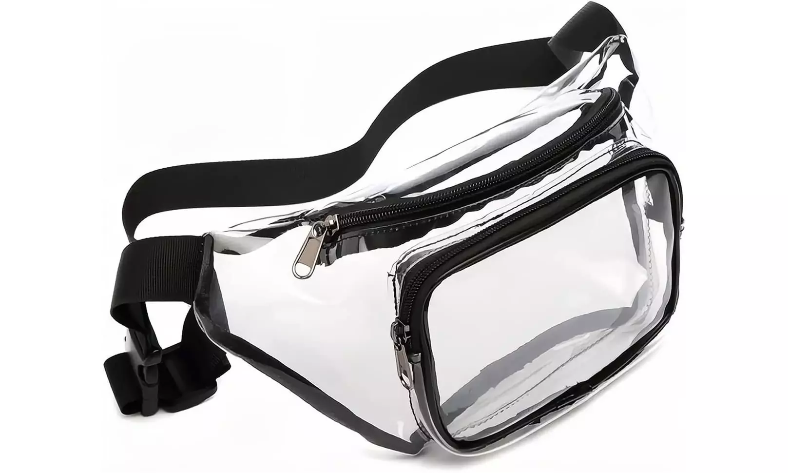 Clear Bag Stadium Approved Clear Concert Diagonal Waist Bag  - Primary Image