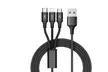 Fast USB Charging Cable Universal 3 in 1 Multi Function Cell Phone Charger Cord - Second Medium