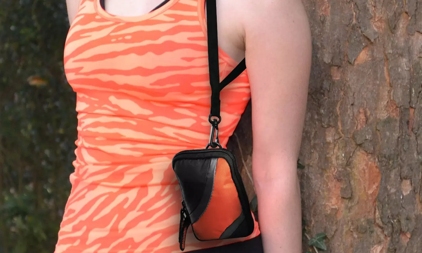 Case Logic Black & Orange Small Size Case with Armband & Lanyard - Second Medium