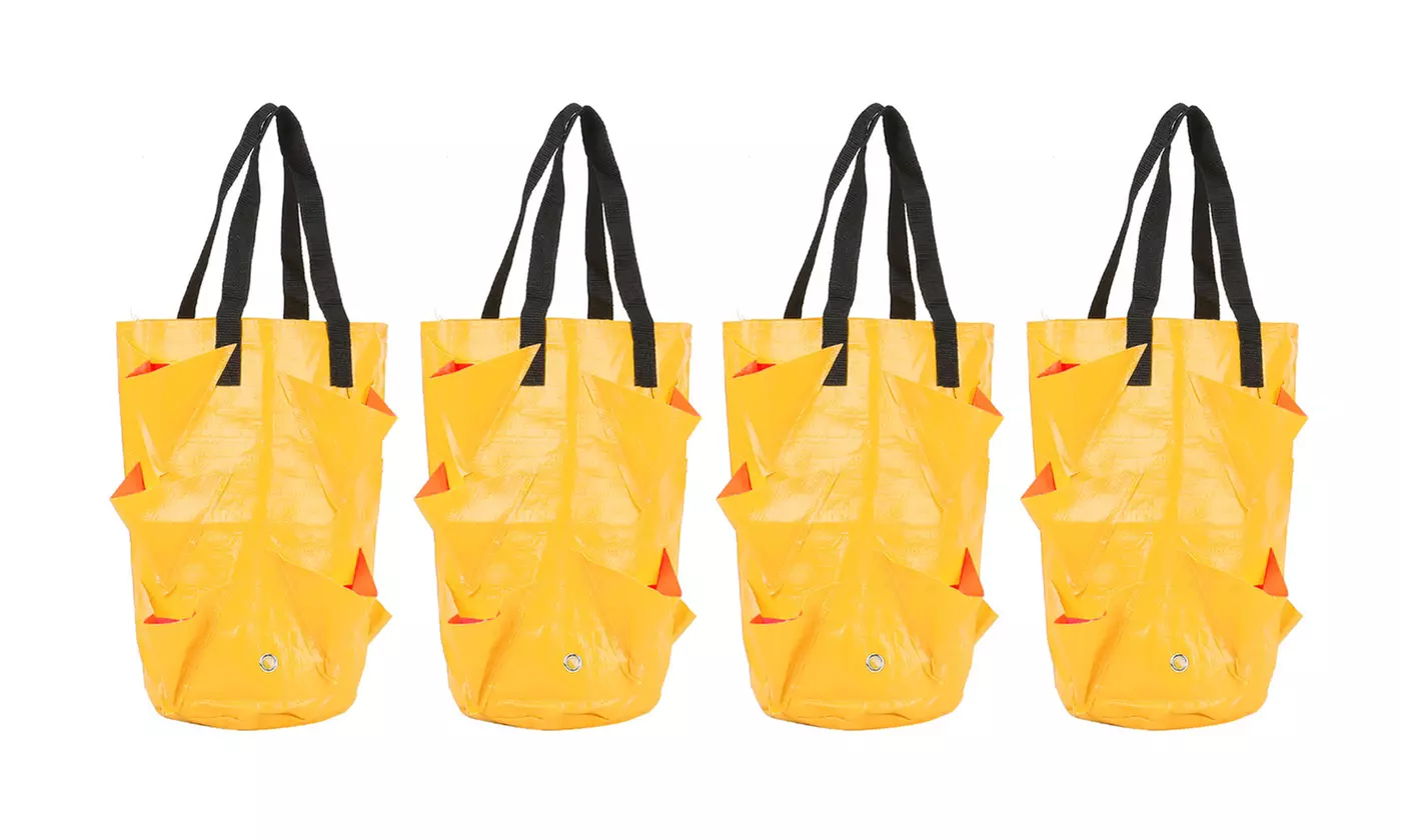 Garden Hanging Vegetable Flower Planting Grow Bag Strawberry Tomato Planter Bags