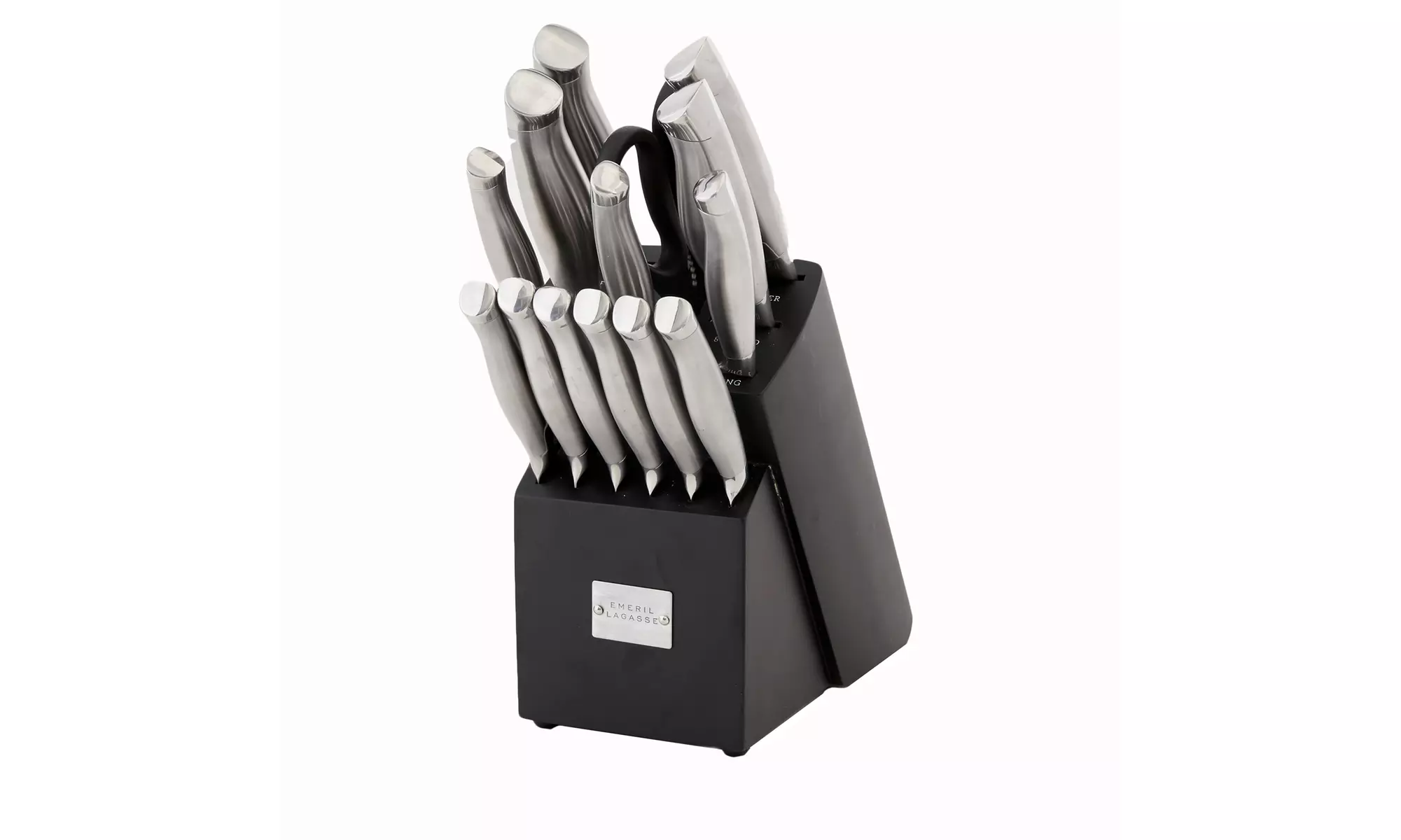 Emeril 15 Piece Stainless Steel Block Set - Primary Image