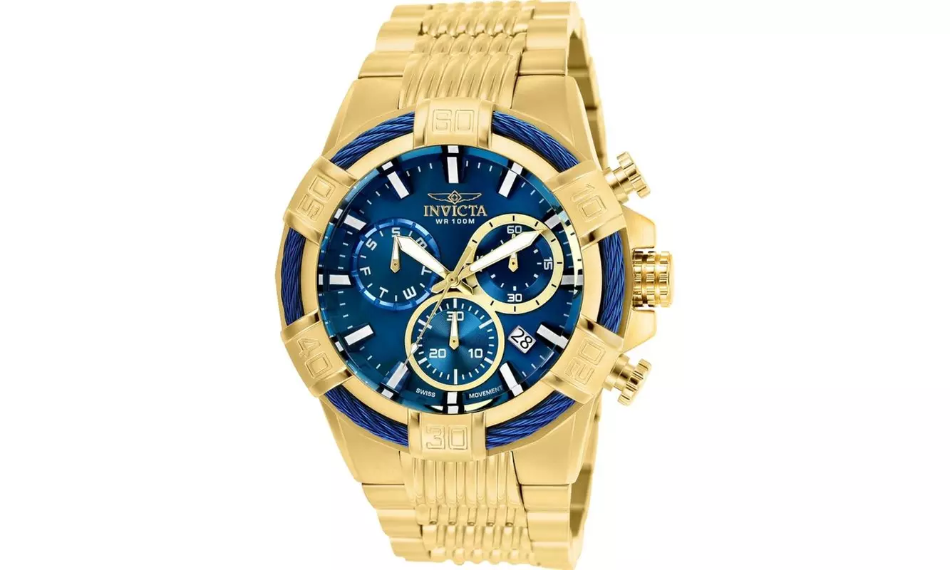 Invicta Men's 25866 Bolt Quartz Chronograph Blue Dial Watch - Primary Image