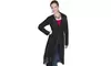 Scully L19-19-XS Womens Leather Coat - Black Boar Suede Extra Small