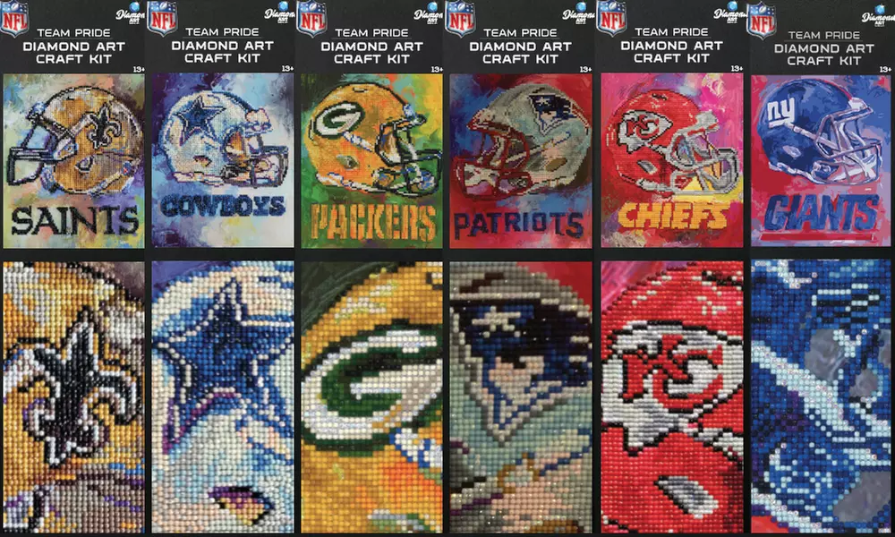 Sporticulture Officially Licensed NFL Diamond Dotz Craft Kit - Primary Image