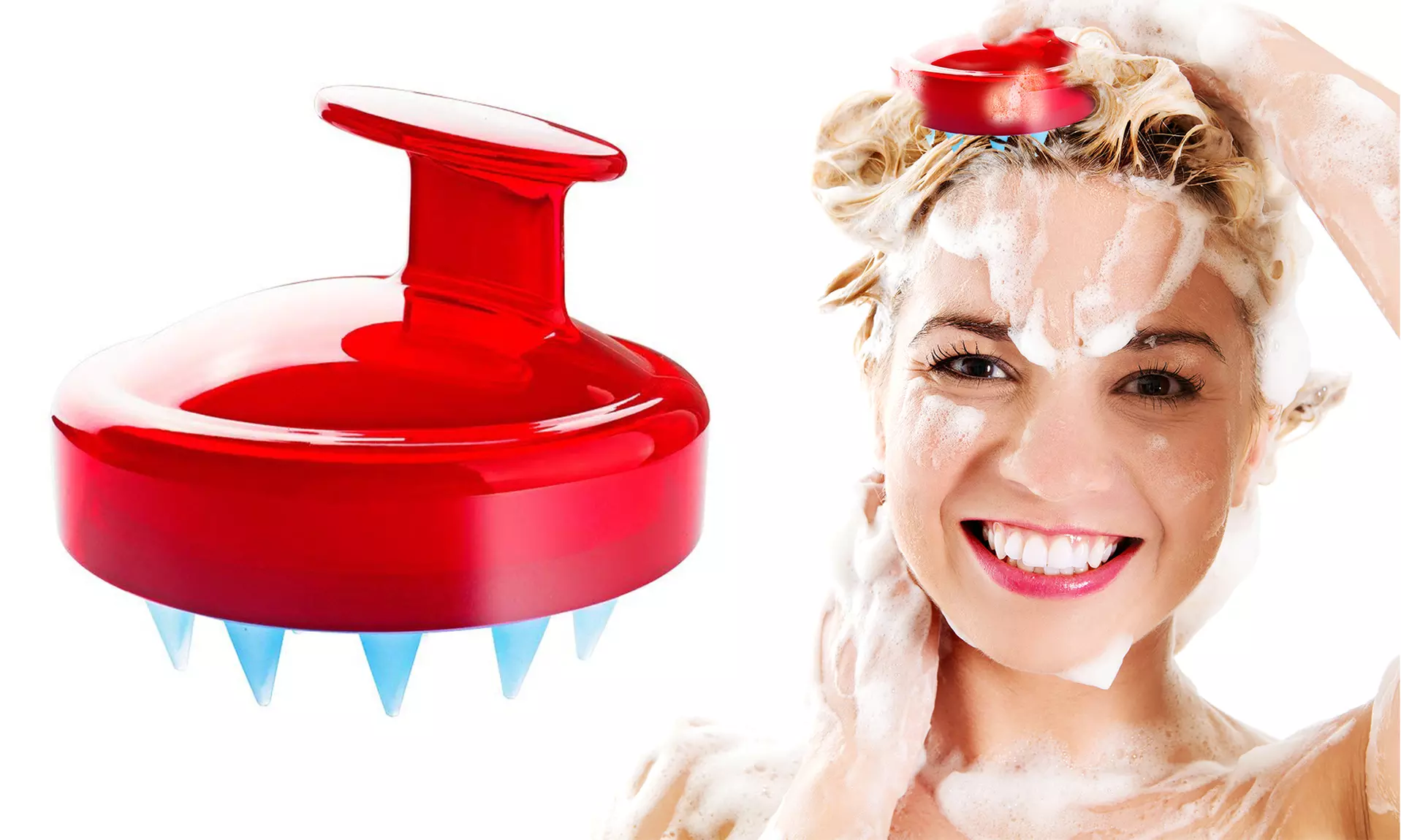 Calming and Soothing Hair Scalp Massager and Shampoo Brush