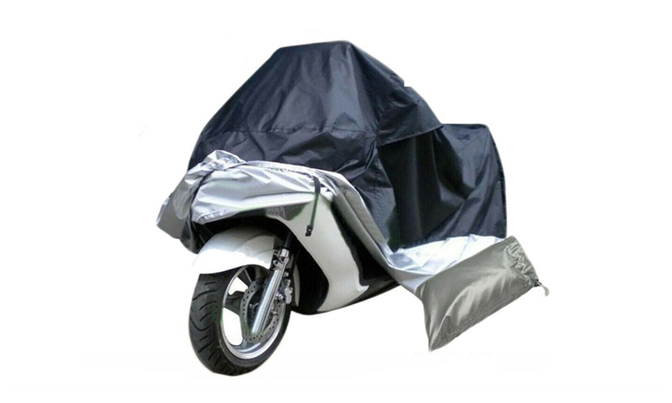 Motorcycle Cover Waterproof Heavy Duty for Outside Snow Rain Storage M-2XL
