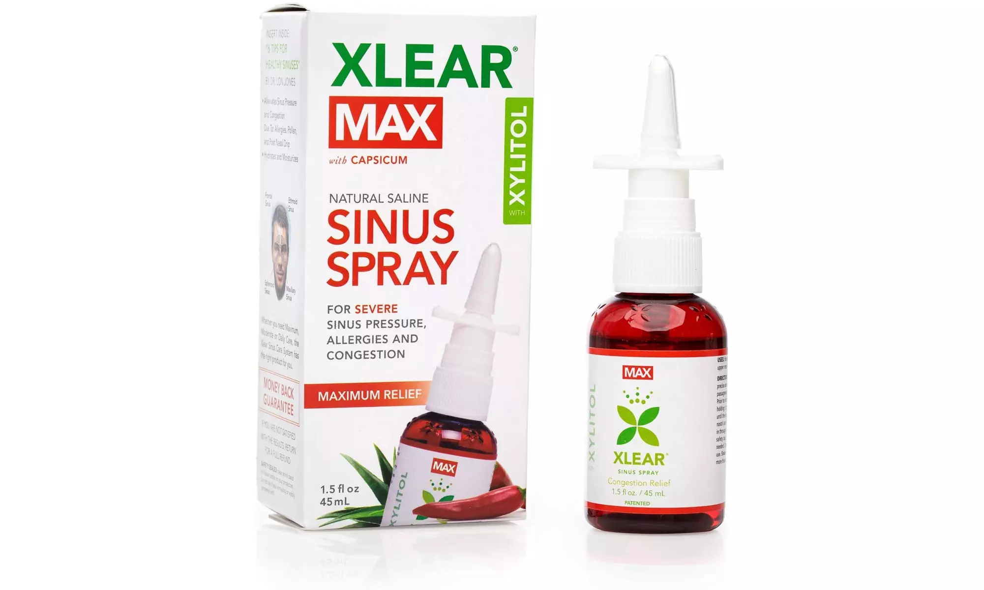 Xlear Max Nasal Spray with Ca... | Groupon Goods