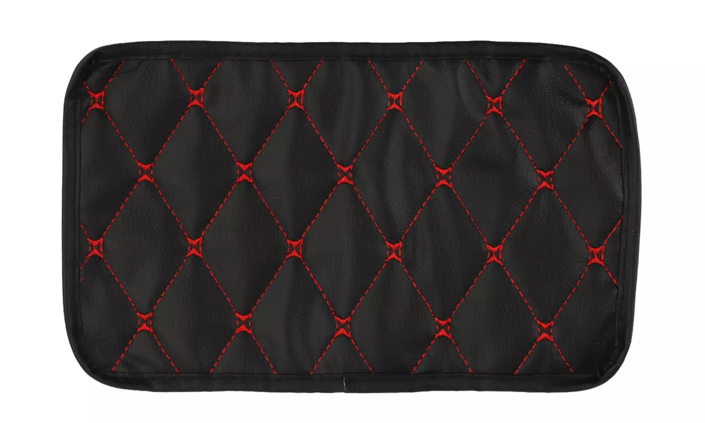 Auto Armrest Pad Cover Center Console Box PU Leather Cushion Mat Car Accessories