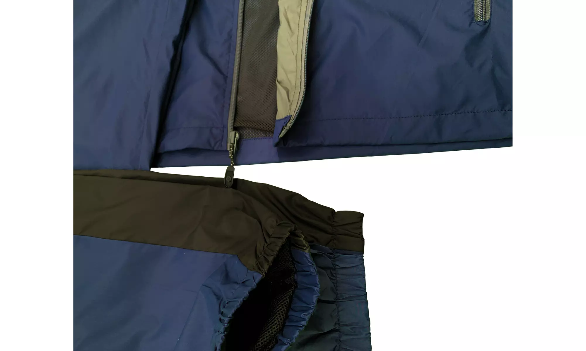 Men's 2-Piece light weight Windbreaker Suit Sauna GYM Set with Mesh Lining 
