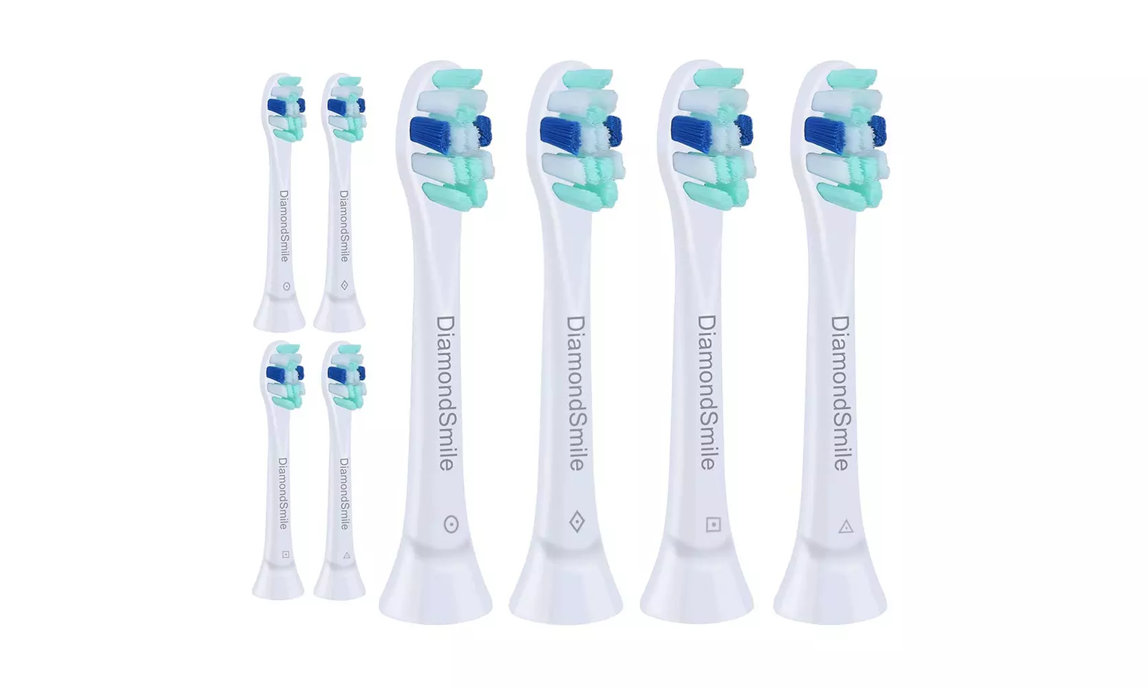  DiamondSmile Replacement Toothbrush Heads for Philips Sonicare HX9028/64 8 Pack - Primary Image