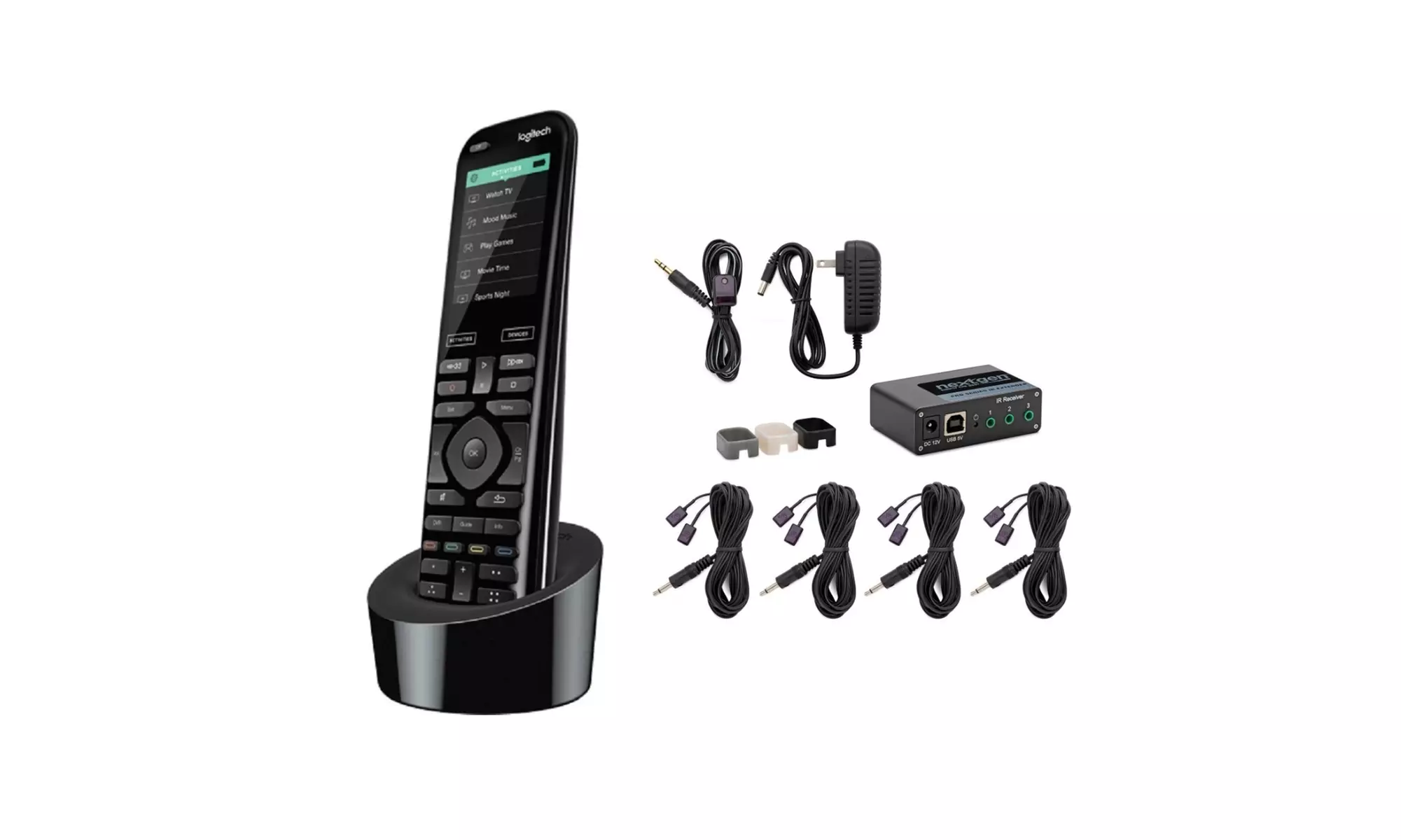 Logitech Harmony 950 Infrared Remote Control and Wired Remote Control Extender - Primary Image