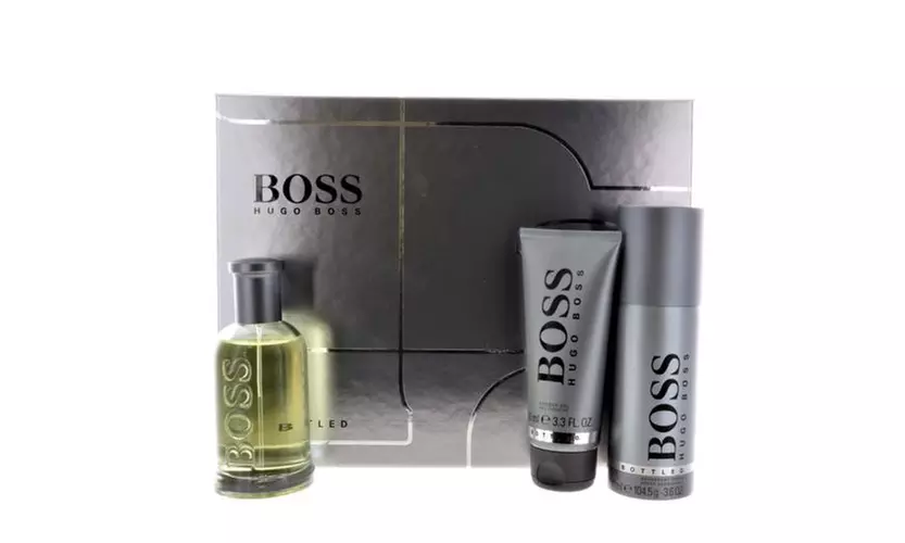 Hugo By Hugo Boss 3 Piece Gift Set - 3.3 Oz Eau De Toilette Spray New Box Men - Primary Image