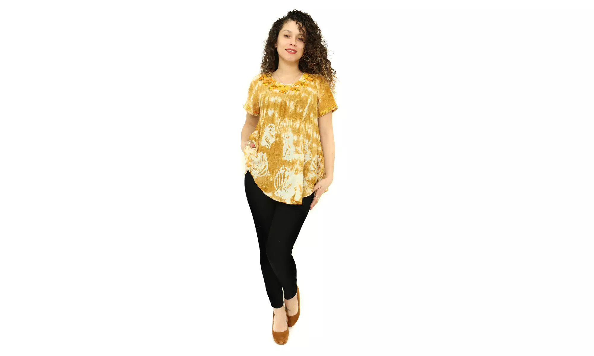 Women's Tie-Dye Transition Tunic. Plus Sizes Available.