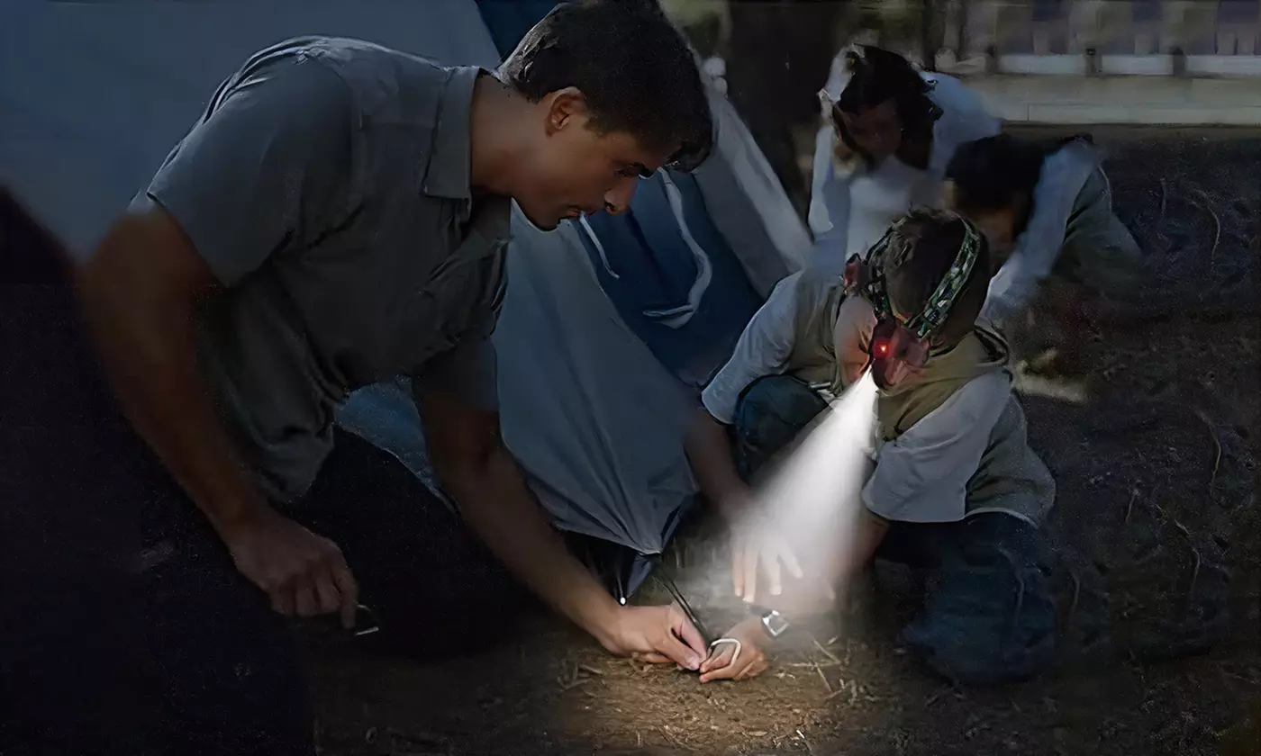 iMounTEK Roaring T-Rex Dinosaur LED Headlamp with Adjustable Headband