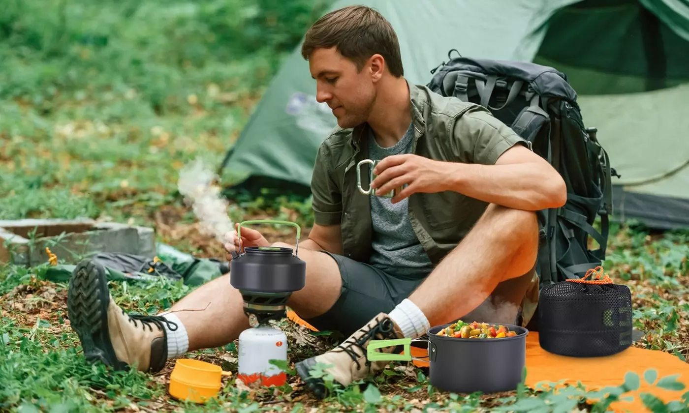 LakeForest Camping Essentials - Portable Outdoor Cookware & Survival Gear