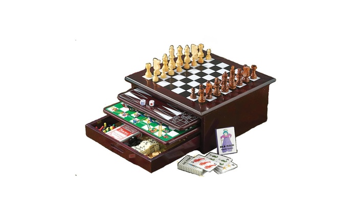 Wooden Family Game Board Set 15 Classic Games In 1 Wooden Family Game Board Set 15 Classic Games In 1