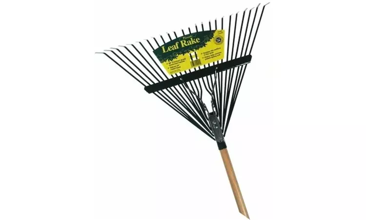 Flexrake 48in. Handle 24in. Metal Head Leaf Rake CF24W - Second Medium
