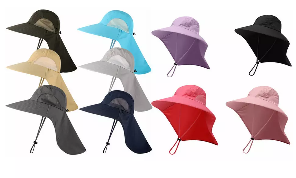Hiking Fishing Waterproof Wide Brim Hat UPF Sun Protection for Women &Men - Primary Image