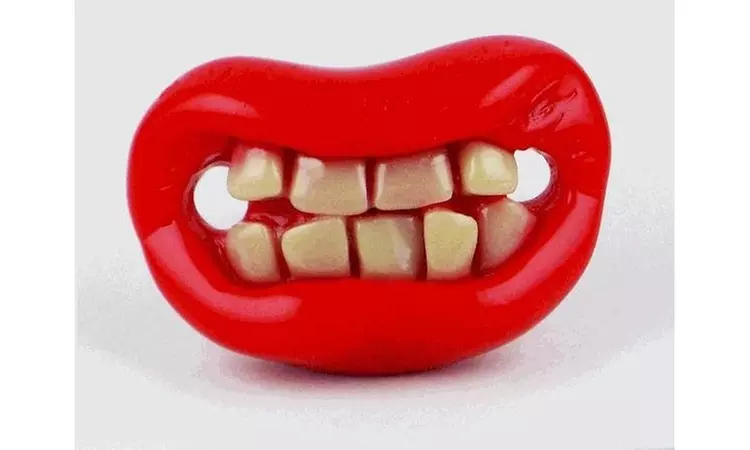 Billy Bob Teeth 50020 Lips with Teeth Pacifier - Second Medium