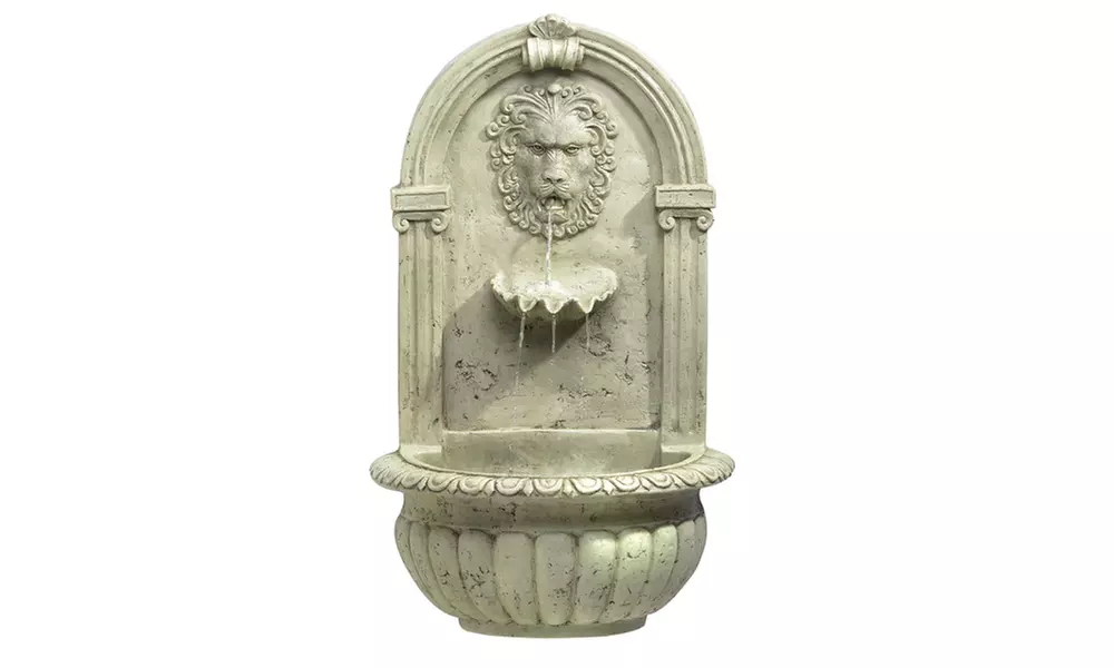 Koehler Outdoor Patio Decor Lion Head Water  Fountain - Primary Image