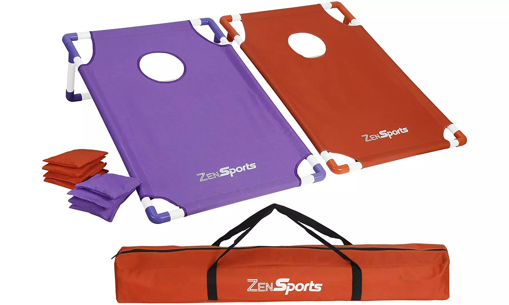ZENY Portable 3'x2' PVC Framed Cornhole Game Set  - Second Medium