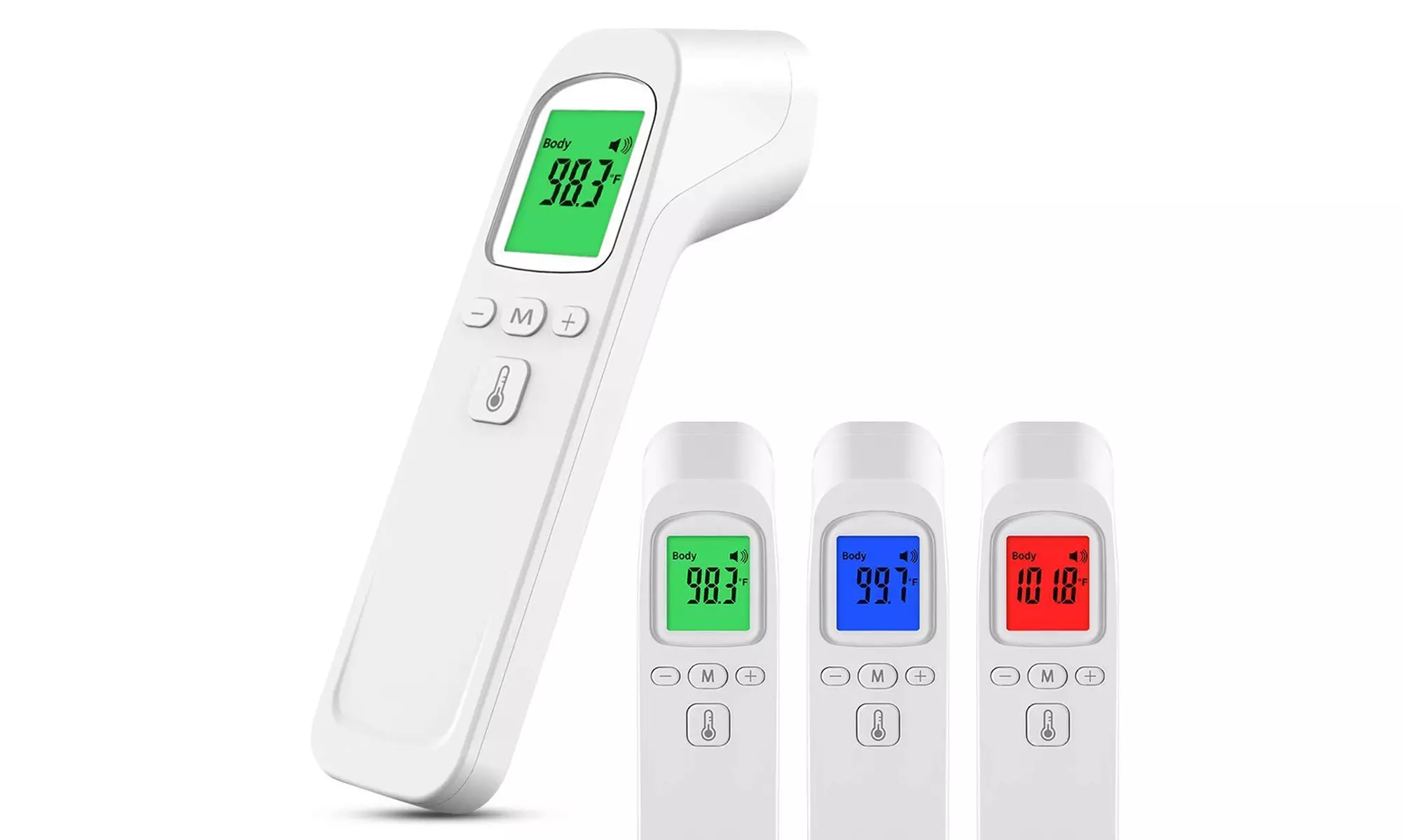 LCD Digital Non-Contact Forehead Infrared Thermometer - Primary Image