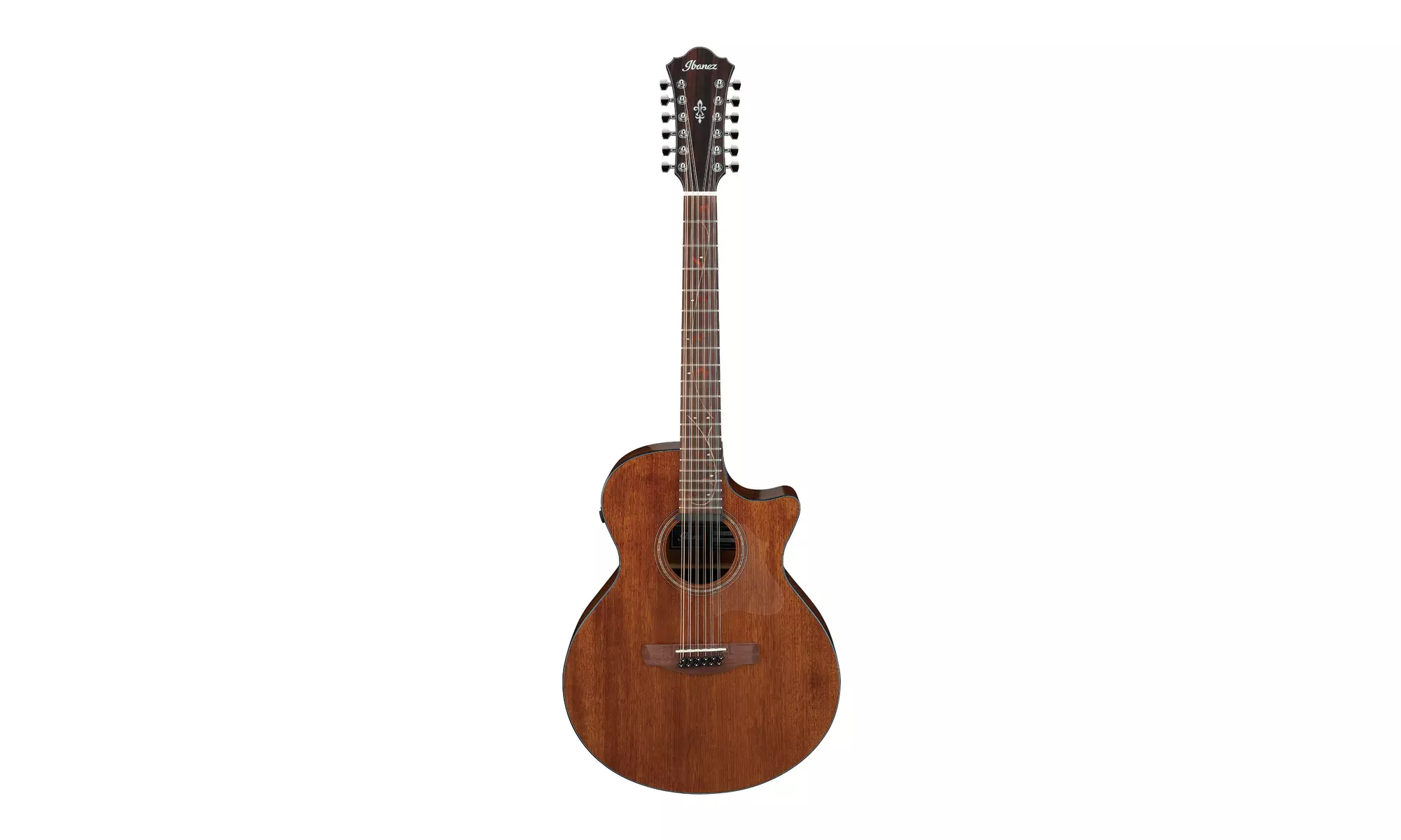 Ibanez AE2912 Acoustic-Electric Guitar 12 String, Natural Low Gloss - Primary Image