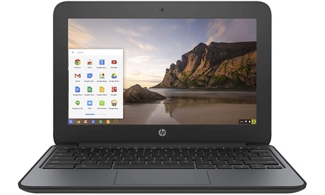 Refurbished HP Chromebook 11 V2W30UT - Intel Celeron N2840 11.6-inch (Black) - Refurbished 4GB 16GB Black V2W30UT