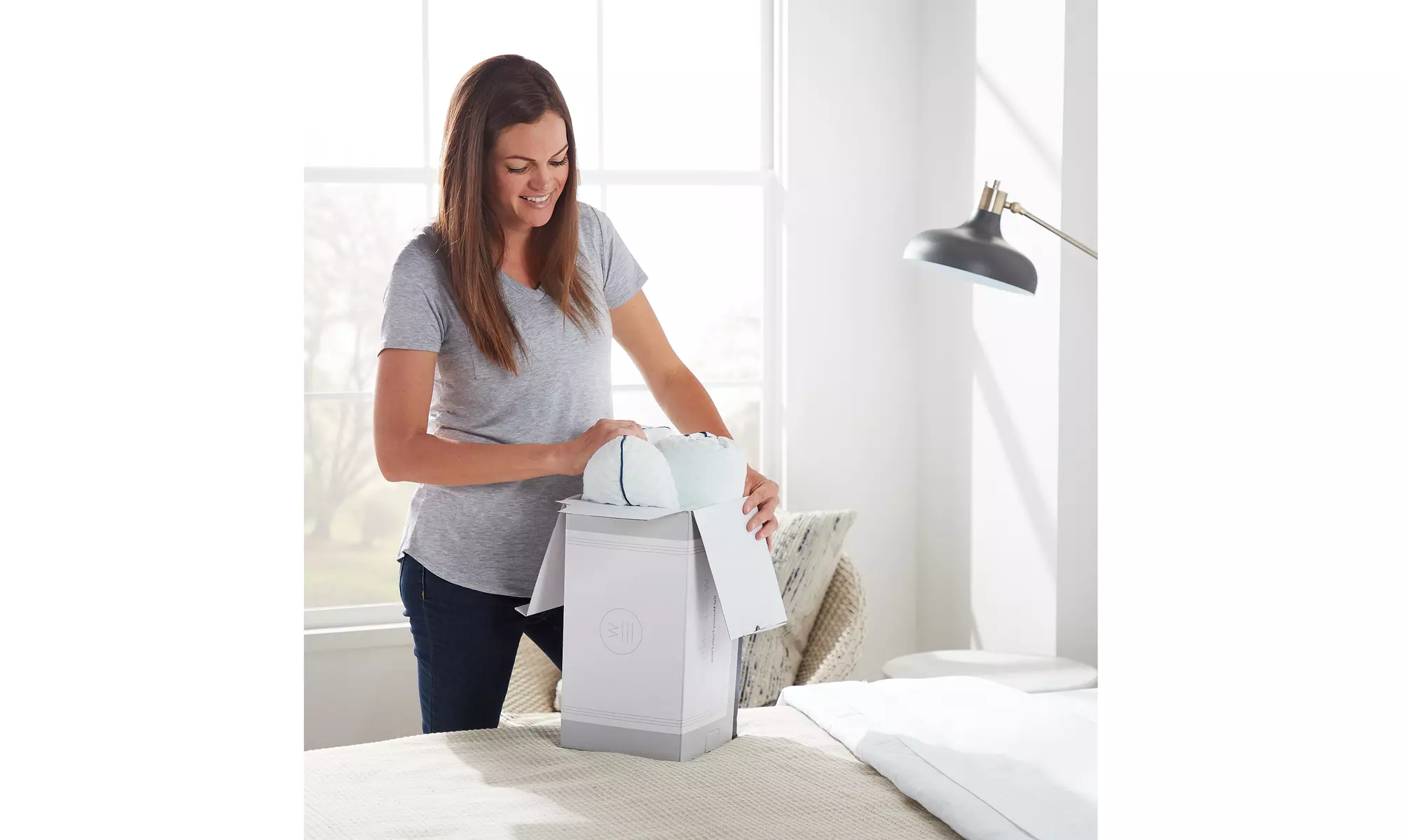 Weekender Ventilated Gel Memory Foam Pillow - Second Medium
