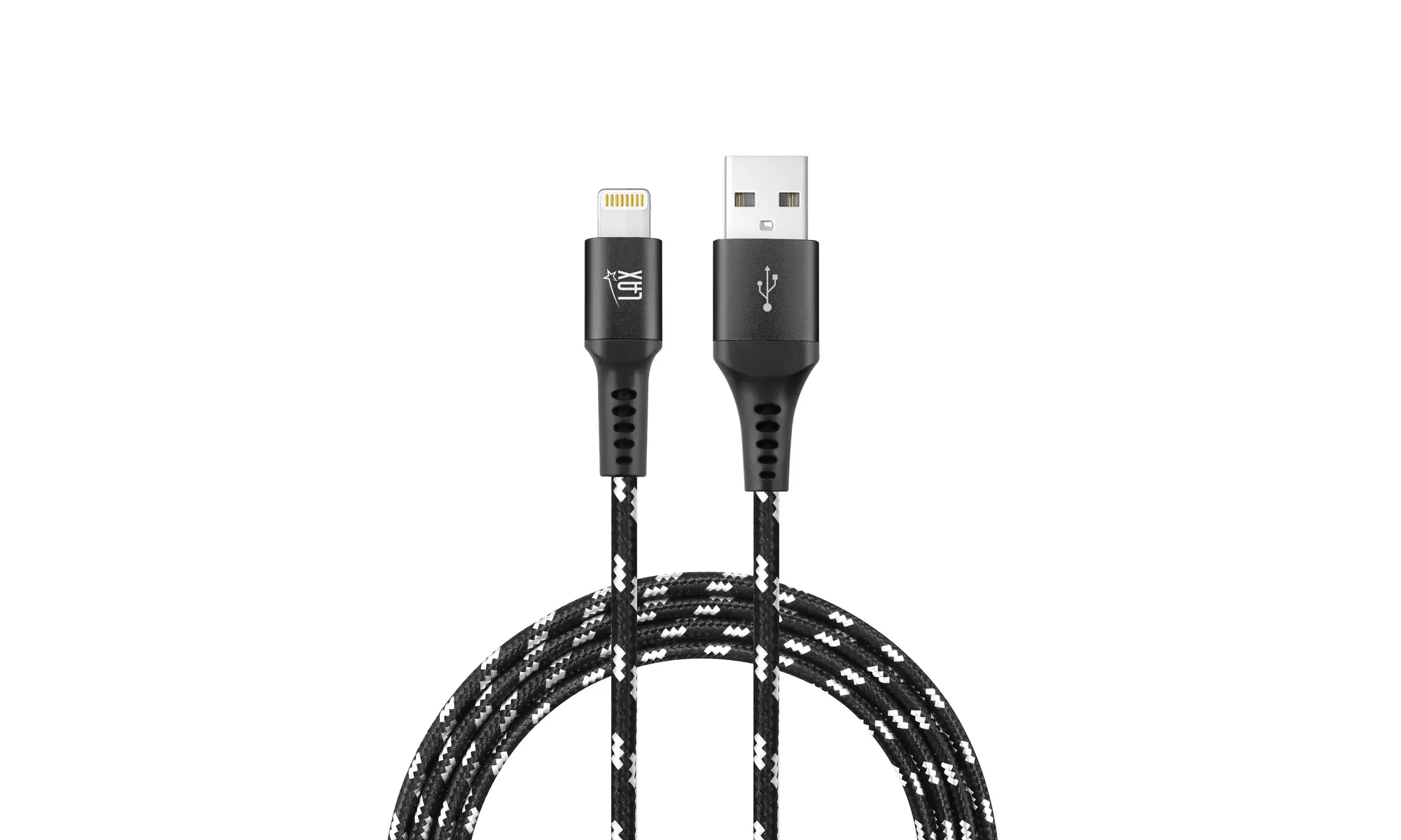 LAX Apple Certified Braided Lightning Cable for iPhone and iPad