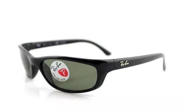 Ray-Ban Predator Sunglasses RB4115 601/9A With Black Frame & Polarized Lenses - Primary Image