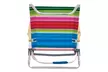 RIO Beach Classic 5-Position Lay Flat Beach Chair - Beach Club Stripes - Second Medium