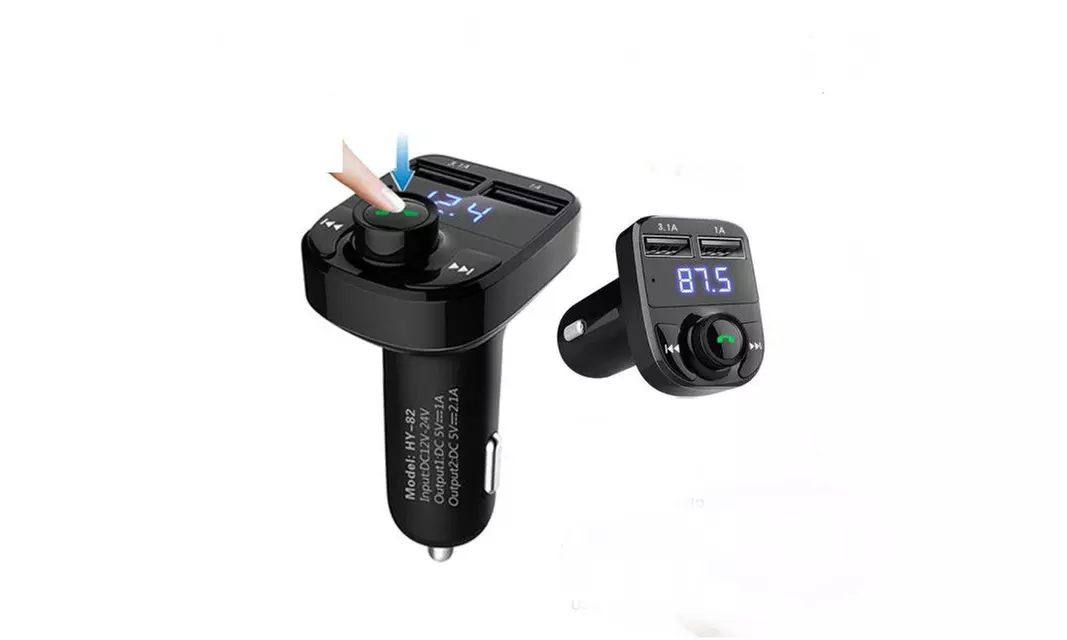 Bluetooth Car Kit Handsfree FM Transmitter Radio MP3 Player USB Charge - Second Medium