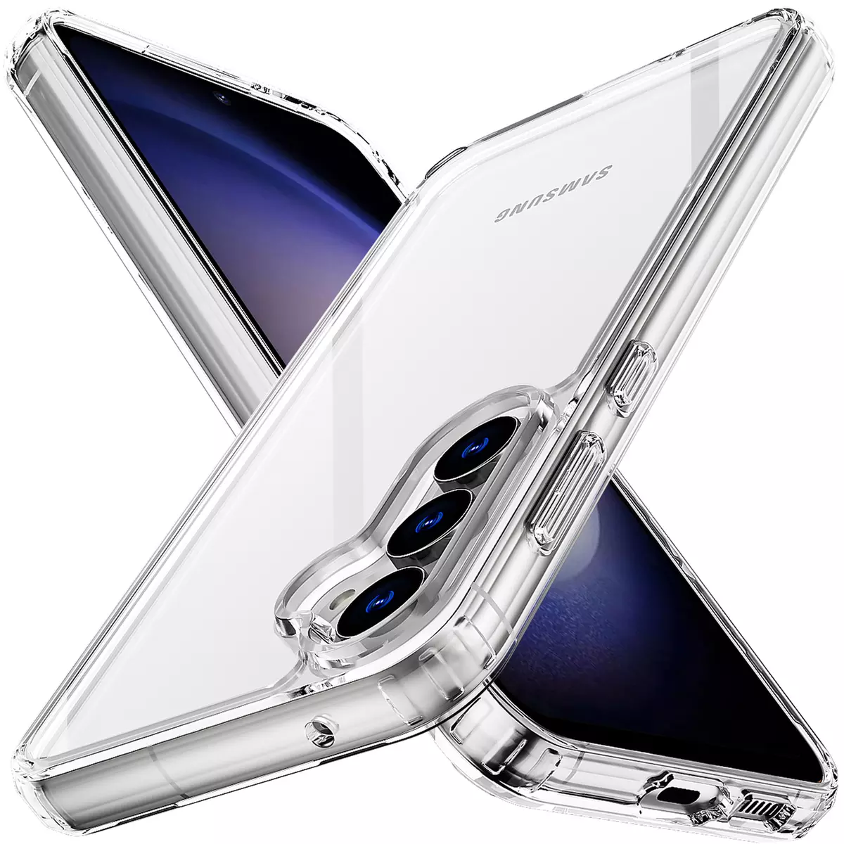 For Samsung Galaxy S23 FE 5G 2023 Case Clear Shockproof Protective Cover