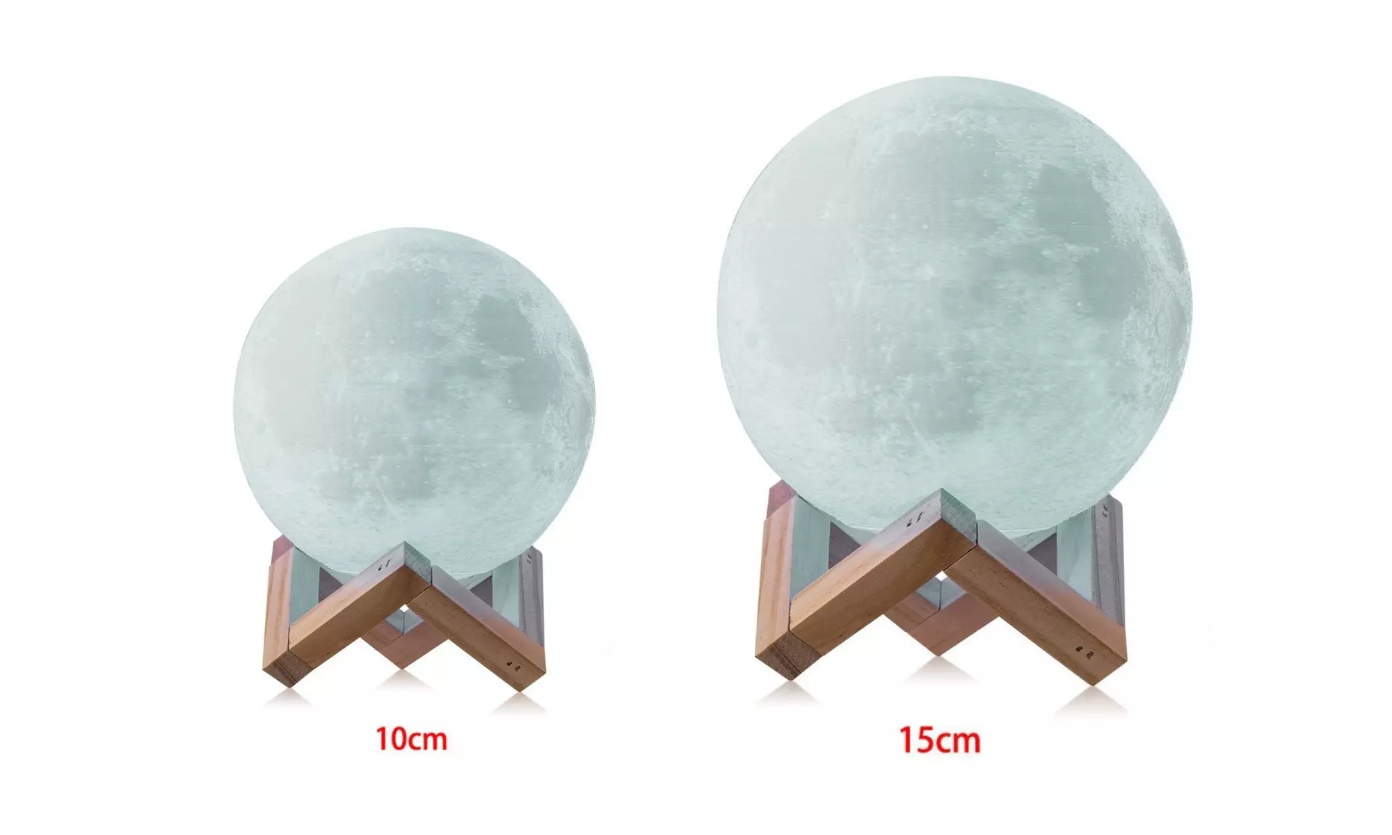 Moon, Galaxy, or Earth Color-Changing 3D Lamp w/ Touch Sensor & Remote Control