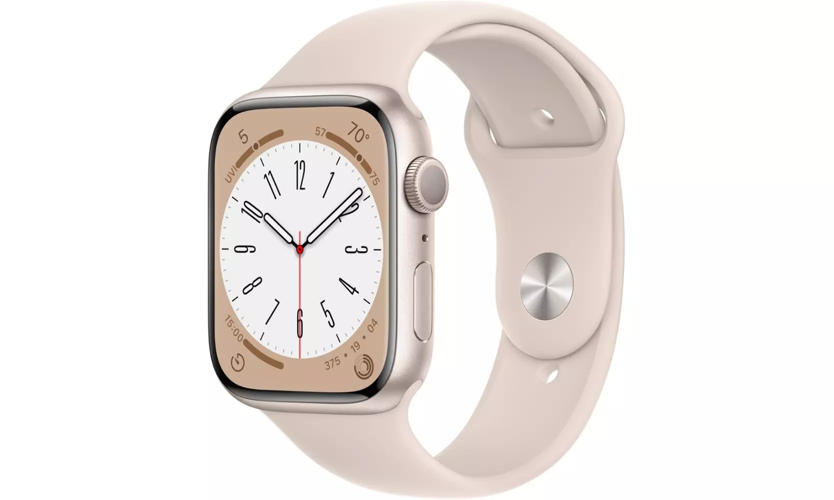 Apple Watch Series 8 45mm (GPS) w/ Medium/Large Sport Band - A Grade Refurbished