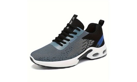 Mens Air Running Shoes Lightweight Breathable Mesh Fashion Sneakers Medium Light Blue EUR 45/US 10.5