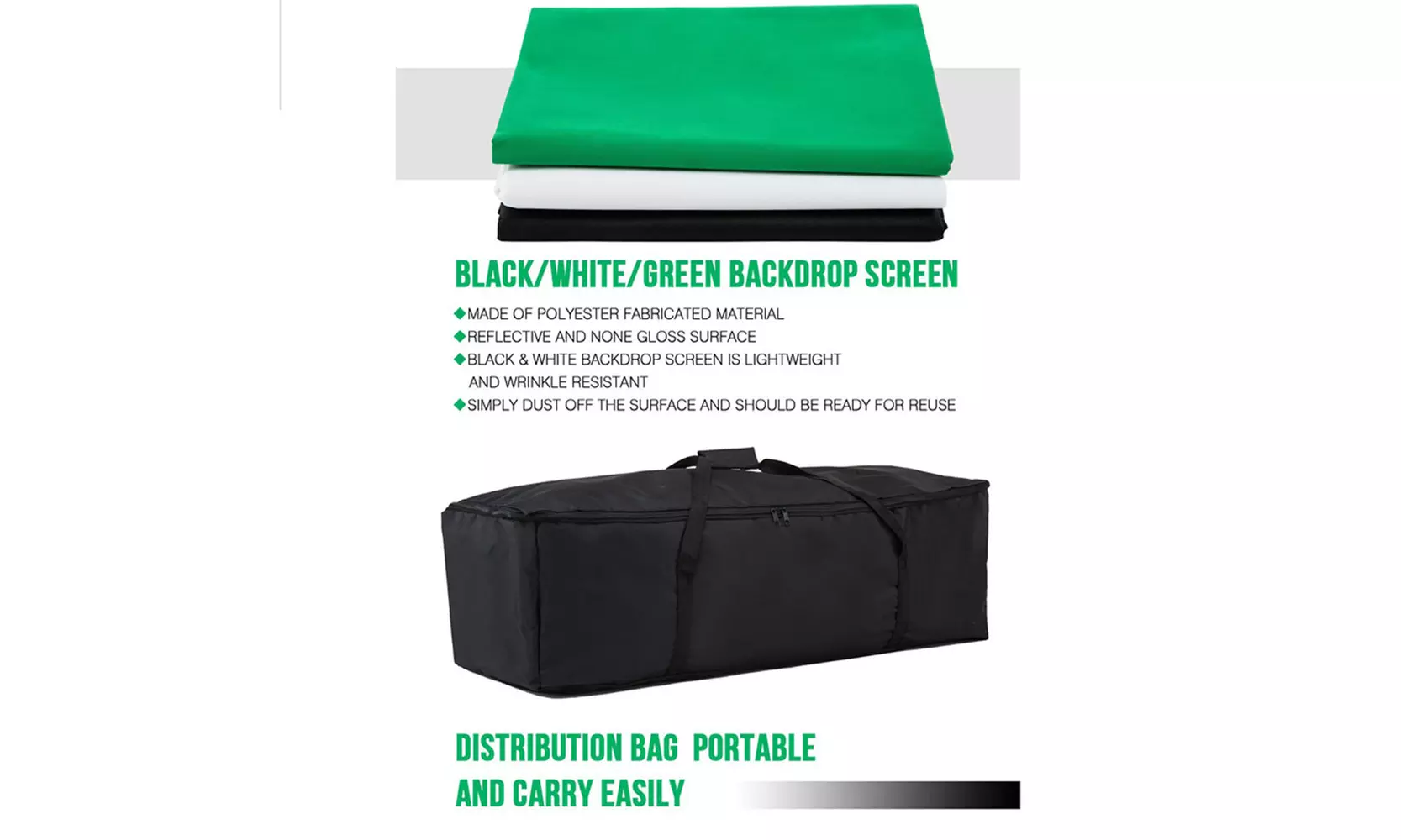 45W Adjustable Softbox Umbrella Backdrop Stand Photography Lighting Kit
